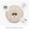 image:imageLuminara Moving Flame LED Candle  Unscented Real Wax Chalk Rope Ball  Timer Flameless Flickering for Home Centerpiece Coastal Christmas DecorChalk Rope Ball
