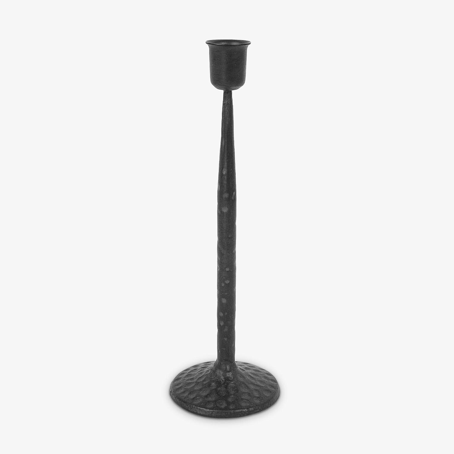 image:imageLuminara Wrought Iron Taper Candlestick Holder  Vintage Antique Brass 825 Home Decor Elegant Dining Table Centerpiece for Moving Flame CandlesBronze