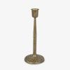 image:imageLuminara Wrought Iron Taper Candlestick Holder  Vintage Antique Brass 825 Home Decor Elegant Dining Table Centerpiece for Moving Flame CandlesBrass
