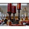 image:imageLuminara Pinecone Flameless Candles Pine Cone Figural Real Wax Unscented LED Candles Battery Operated with Timer Holiday Decoration Table Centerpiece 35 x 4 Dark BrownWhite
