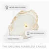 image:imageLuminara Coastal Seashell Flameless Candle Moving Flame LED Real Wax Candle Tun ShellClamshell