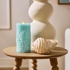 image:imageLuminara Coastal Seashell Flameless Candle Moving Flame LED Real Wax Candle Tun ShellTun Shell