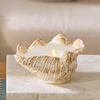 image:imageLuminara Coastal Seashell Flameless Candle Moving Flame LED Real Wax Candle Tun ShellClamshell