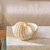 image:imageLuminara Coastal Seashell Flameless Candle Moving Flame LED Real Wax Candle Tun ShellTun Shell