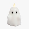 image:imageLuminara Flameless Candle Halloween Decor Spooky Ghost Figural LED Candle 37 x 55 Real Wax Moving Flame Battery Operated Bright White