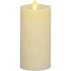 image:imageLuminara  Flameless LED Battery Operated Flickering Pillar Candles  Charcoal Gray  Pack of 14x87 Realistic Moving Flame Real Wax IndoorOutdoorIvory