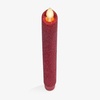 image:imageLuminara EXC COL Glitter Flameless Candle Taper  1 x 95 Holiday GreenHoliday Red