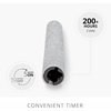 image:imageLuminara EXC COL Glitter Flameless Candle Taper  1 x 95 Holiday GreenSilver