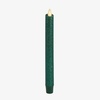 image:imageLuminara EXC COL Glitter Flameless Candle Taper  1 x 95 Holiday GreenHoliday Green