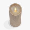 image:imageLuminara EXC COL Glitter Flameless Candle Pillar Holiday Red 35 x 7Champagne