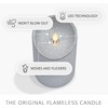 image:imageLuminara EXC COL Glitter Flameless Candle Pillar Holiday Red 35 x 7Silver