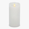 image:imageLuminara EXC COL Glitter Flameless Candle Pillar Holiday Red 35 x 7White