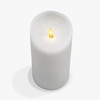 image:imageLuminara EXC COL Glitter Flameless Candle Pillar Holiday Red 35 x 7White