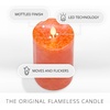 image:imageLuminara Harvest Pumpkin Flameless Moving Flame LED Candle Pillar Real Wax Mottled Finish Melted Top Unscented 65inchHarvest Pumpkin 85inch